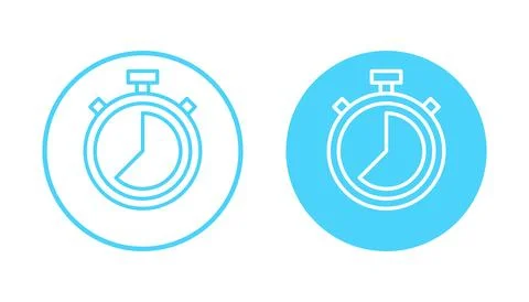 Stopwatch icon vector. Timer sign and symbol. Countdown icon. Period of time イラスト素材