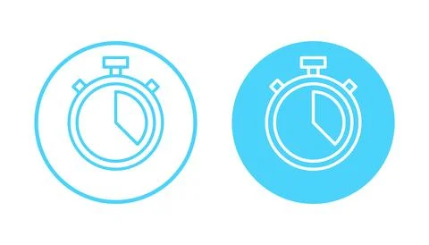 Stopwatch icon vector. Timer sign and symbol. Countdown icon. Period of time イラスト素材