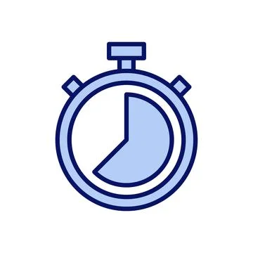 Stopwatch icon vector. Timer sign and symbol. Countdown icon. Period of time イラスト素材