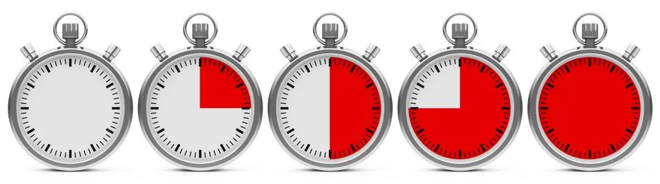 The stopwatch Stock Illustration