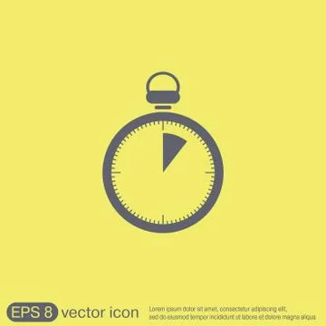 Stopwatch. Stock Illustration