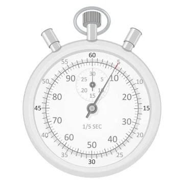 Stopwatch. Stock Illustration
