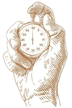 Stopwatch Stock Illustration