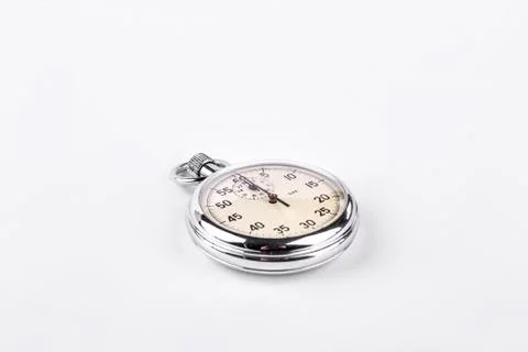 Stopwatch isolated on white background. Stock Photos
