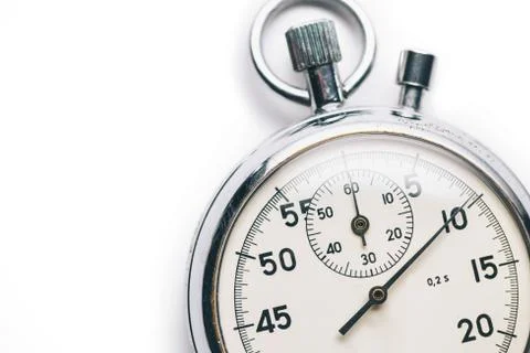 Stopwatch isolated on white background Foto stock