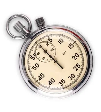 Stopwatch isolated on white background 스톡 사진