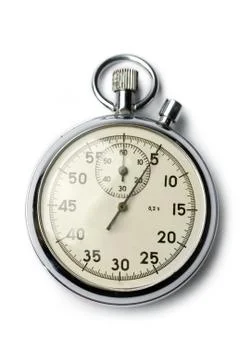 Stopwatch isolated on white 写真素材