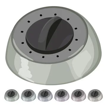 Stopwatch kitchen timer clock cartoon vector graphic 스톡 일러스트