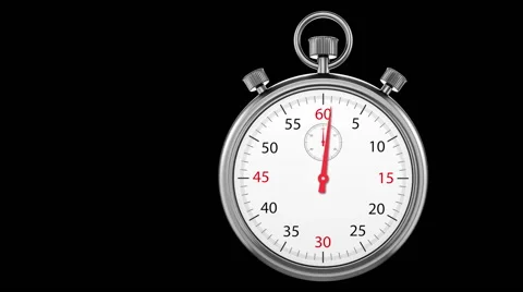 Stopwatch Loop Realtime. Realistic stopwatch animation in seamless loop 動画素材 46951168