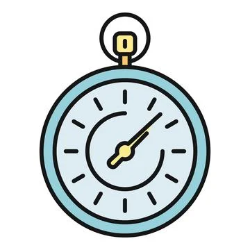 Stopwatch measuring time and indicating countdown Ilustración de archivo