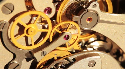 The Stopwatch Mechanism In The Work 4 Stock Footage 58891296