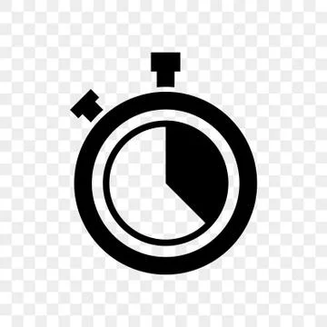 Stopwatch or countdown clock sport chronometer with buttons vector isolated i Stock-Illustration