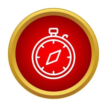 Stopwatch or timer icon showing time measurement Illustrazione stock