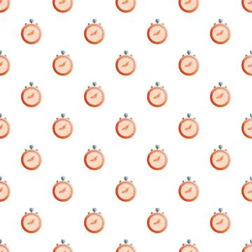 Stopwatch pattern for time management and speed concept Stock Illustration