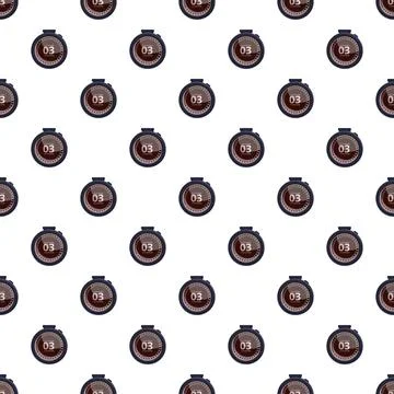 Stopwatch pattern for time management and deadline illustration Stock Illustration