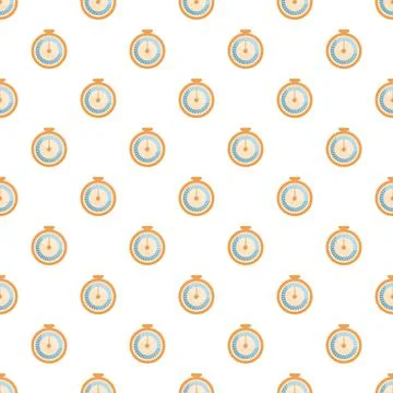 Stopwatch pattern for time measurement and repetition Stock Illustration