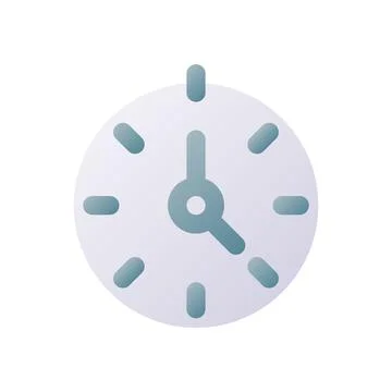 Stopwatch pixel perfect flat gradient two-color ui icon Illustrazione stock