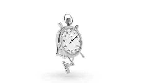 Stopwatch running, video loop. Stock Footage 83812407
