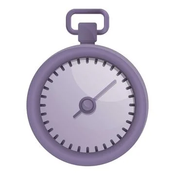Stopwatch second icon cartoon vector. Timer clock Stock Illustration