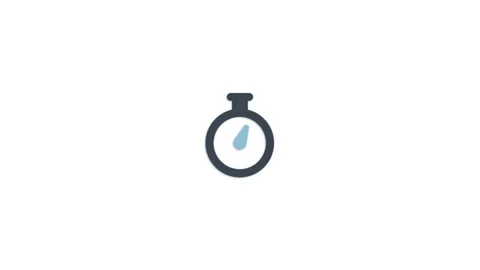 Stopwatch SEO performance icon animation for video motion graphics Stock Footage 202959632