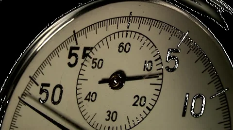 Stopwatch shows the exact time. 库存影片 4280801