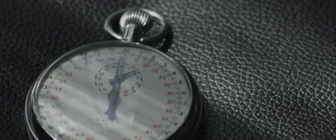 Stopwatch in slow motion Stock Footage 47183450