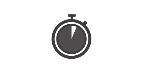 Stopwatch, speed, Logistic, delivery, transportation icon Stock Footage 258217827