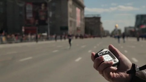 Stopwatch before the start Stock Footage 100962983