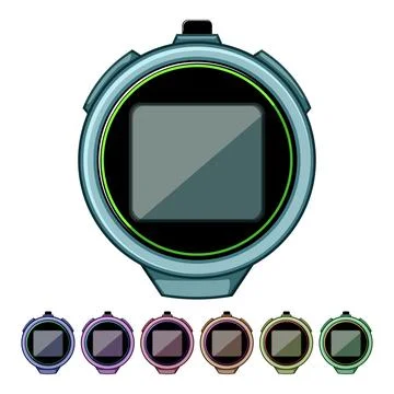 Stopwatch stopwatch cartoon vector graphic Stock Illustration