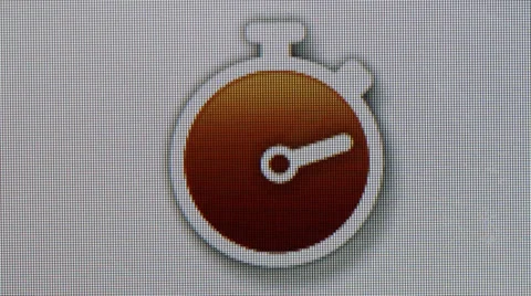 Stopwatch symbol Video stock 35209349
