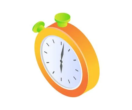 A stopwatch time Stock Illustration