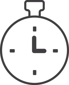 Stopwatch timer countdown symbol イラスト素材
