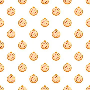 Stopwatch timer icon seamless repeat pattern Illustrazione stock
