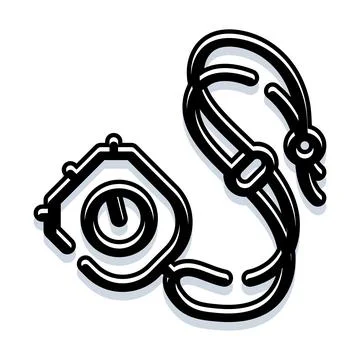 Stopwatch timer icon for time management and racing Stock Illustration
