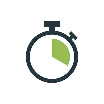 Stopwatch Timer Icon Vector Template イラスト素材