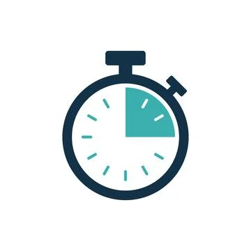 Stopwatch Timer Icon Vector Template Stockillustratie