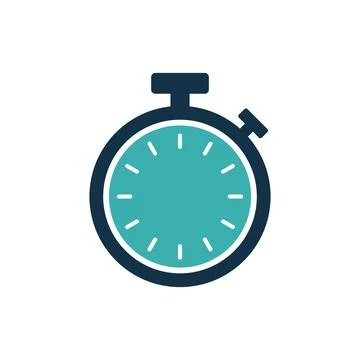 Stopwatch Timer Icon Vector Template イラスト素材