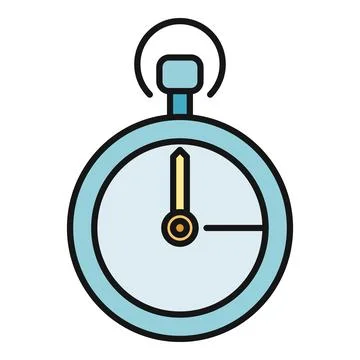 Stopwatch timer measuring time and speed deadline 스톡 일러스트