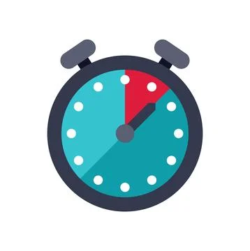 Stopwatch timer measuring time with countdown deadline イラスト素材