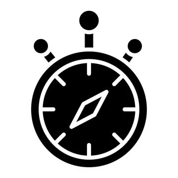 Stopwatch Vector Icon Design Illustration Stock Illustration