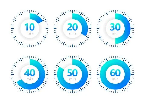 Stopwatch vector icon, digital timer. clock and watch, timer, countdown symbo Stock Illustration