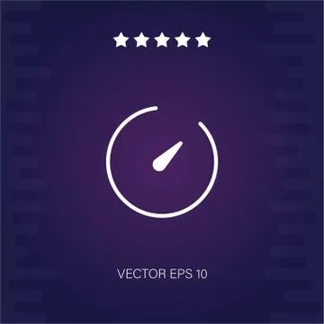 Stopwatch vector icon Stock Illustration
