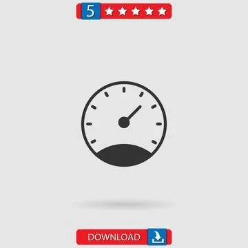 Stopwatch vector icon Stock Illustration
