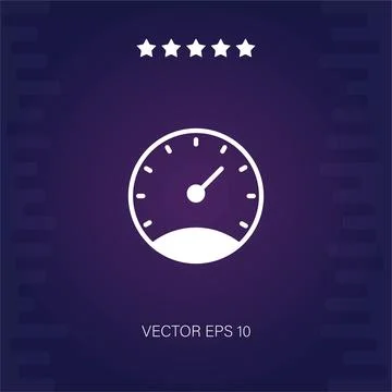 Stopwatch vector icon Illustrazione stock