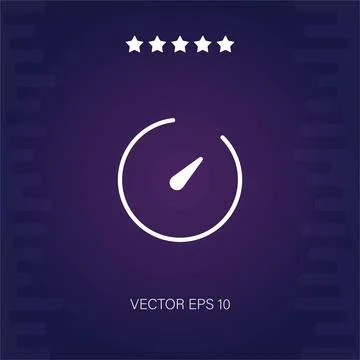 Stopwatch vector icon Stock Illustration