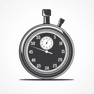Stopwatch vector Stock Illustration