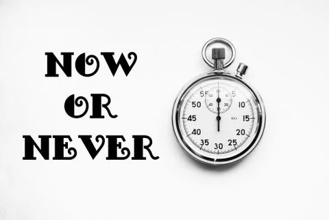 Stopwatches with text Stock Photos