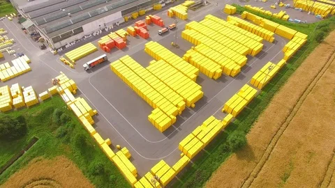 Storage and freight terminal. Stock Footage 72039113