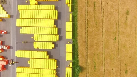 Storage and freight terminal. Stock Footage 72040307