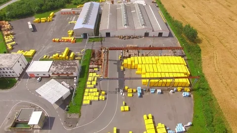 Storage and freight terminal. Video stock 72045519